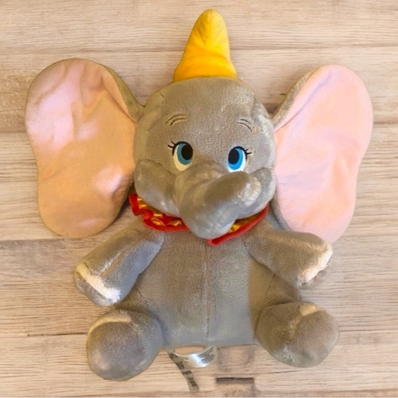 DISNEY Dumbo Plush Stuffed Animal - Super Soft, Circus Outfit, Collectible Toy - Picture 1 of 5